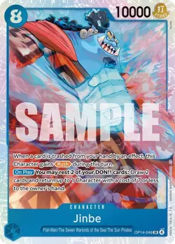 One Piece English - Jinbe - OP14-049 - SR - NM - Image 1