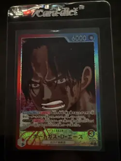 Portgas D. Ace (Alt Art) OP13-002 L Carrying on His Will - ONE PIECE Japanese - Image 1