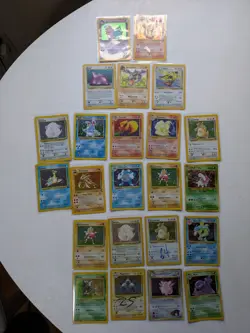 Pokemon Vintage Card Lot 23 Holo Team Rocket Fossil Base Set Dark Slowbro - Image 1