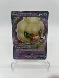 064/172 Whimsicott V Prize Pack Series 2 Stamped Pokemon TCG Card Play Promo - Image 1