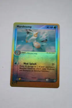 Marshtomp Reverse Foil Pokemon EX Dragon #36 2003 Pokemon Card - Image 1