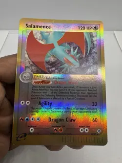 2003 Pokemon SALAMENCE Ex Dragon REVERSE HOLO Foil Rare Card 10/97 - Image 1