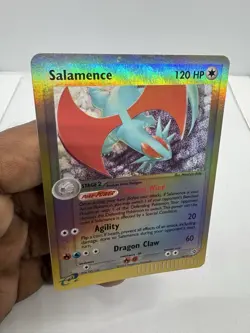 2003 Pokemon SALAMENCE Ex Dragon REVERSE HOLO Foil Rare Card 10/97 - Image 4