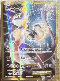 Pokemon Mewtwo EX Full Art TCG Card Evolutions 2016, 103/108 - Image 1