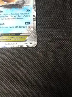 Pokemon TCG 2014 Blastoise EX XY30 Black Star Promo Card Rare, Heavily Played - Image 3