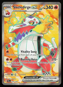 Skeledirge ex 233/193 Ultra Rare Paldea Evolved Pokemon Card - Image 1