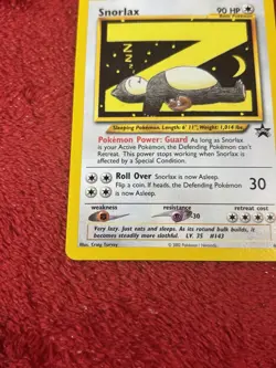 Snorlax 49/53 Wotc Promo Regular Pokemon Card Nm- Clean - Image 4