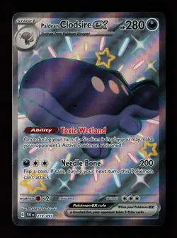 Paldean Clodsire ex 244/193 Ultra Rare Holo SV02: Paldea Evolved Pokemon Card - Image 1