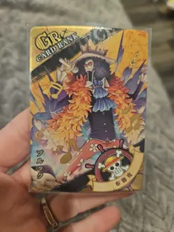 One Piece Foil OPO1-GR09 Collector Trading Card Brook Soul King - Image 1