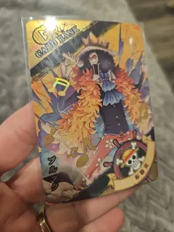 One Piece Foil OPO1-GR09 Collector Trading Card Brook Soul King - Image 2