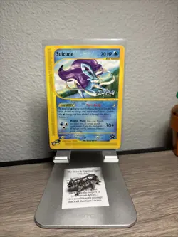 Suicune 4Ever Black Star Promo 53 WOTC English eReader LP Pokemon TCG Card 2002 - Image 1