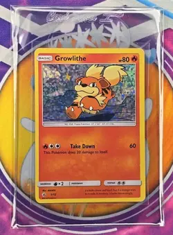🔥Growlithe 1/12 Holographic Pokemon Card McDonalds Promo Holo 2018👍📈 - Image 4