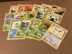 1999 Pokemon Jungle Complete Set Unlimited Edition NON HOLO Cards #17-64 WotC NM - Image 1