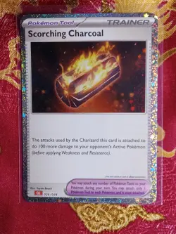 Hologram Foil Scroching Charcoal clc 026/034 Classic Collection Pokemon tcg card - Image 1
