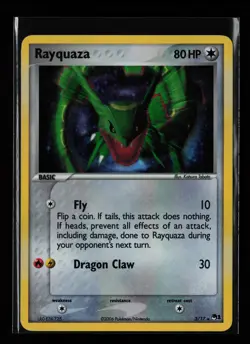 Rayquaza 3/17 Holo Rare POP Series 1 Pokemon Card - Image 1