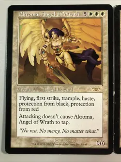 LP Akroma, Angel of Wrath - Legions non foil Mtg Tcg - Image 2