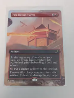 Fire Nation Turret (Borderless) Avatar: The Last Airbender Magic The Gathering - Image 1