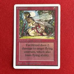 MTG {EARTHBIND} 1993 UNLIMITED ED Regular #146 LP/EX Vintage Magic *Ships Free* - Image 1