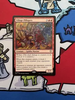 Village Pillagers x1 Mtg Lorwyn Eclipsed Commander - Image 1