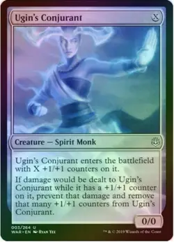 1 x Ugin's Conjurant - Foil - WAR - LP - Magic The Gathering - MTG - QXQ02 - Image 1