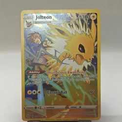 Pokemon Jolteon Full Art Holo Rare TG04/TG30 Brilliant Stars 2022 - Image 1