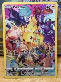 Pokemon Pikachu Crown Zenith 160/159 Secret Rare Full Art Holo 70 HP English - Image 1