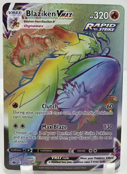 Blaziken VMAX (Secret) 200/198 Chilling Reign Pokemon NM/M Unplayed Pack Fresh - Image 1