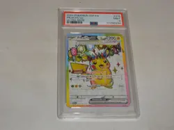 2024 Pokemon SSP EN #219 Pikachu ex Ultra Rare PSA 9 MINT - Image 1