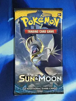 Pokemon 2017 Sun & Moon Base Booster Pack Complete Artset 5 Pack Lot Nm M - Image 4