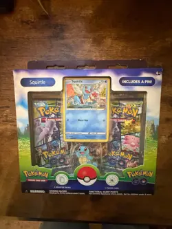 Pokemon GO series TCG, Pin Collection Box Set Promos- Kanto Starters set of 3 - Image 4