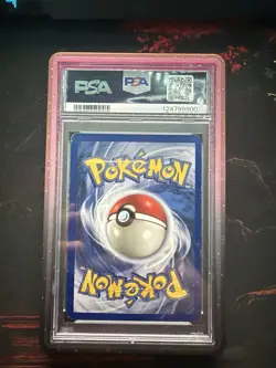 1999 POKEMON FOSSIL #5 GENGAR-HOLO PSA 1 LOW POP GUARD INCLUDED - Image 2