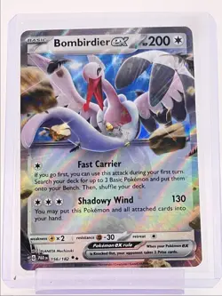 BOMBIRDIER EX 2023 POKEMON S&V PARADOX RIFT DOUBLE RARE FA 156/182 Q1652 - Image 1