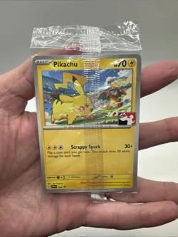Sealed Pikachu #101 Scarlet & Violet Promo Pokemon TCG w/ Charizard 2023 Worlds - Image 3