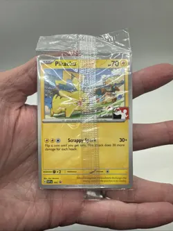 Sealed Pikachu #101 Scarlet & Violet Promo Pokemon TCG w/ Charizard 2023 Worlds - Image 4