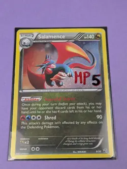 Salamence - 8/20 - Promo Cosmos Holo Black & White Promos - Pokemon - MP - Image 3