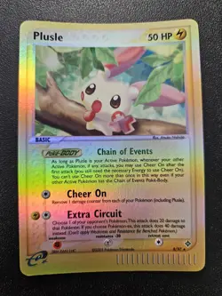 Pokemon EX Dragon Plusle Reverse Holo Rare 8/97 EXC-NEAR MINT - Image 1