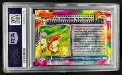 1999 Topps Pokemon the First Movie Nefarious Team Rocket #12 PSA 8 - Image 2