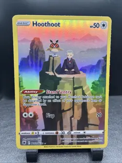 Hoothoot TG12/TG30 Swsh10 Astral Radiance Trainer Gallery Holo Pokemon TCG - Image 1