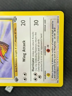 Pidgeot 24/64 - Jungle 1st Edition Non-Holo Rare Pokemon TCG NM - Image 5