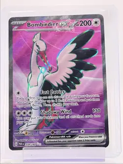 BOMBIRDIER EX 2023 POKEMON S&V PARADOX RIFT ULTRA RARE FA HOLO 234/182 Q1652 - Image 1