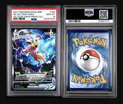 Jolteon Vmax SWSH184 Swsh Black Star Promo Pokemon PSA 10 - Image 3