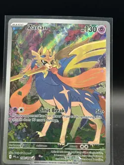 Zacian 100/094 Me02: Phantasmal Flames Holo Pokemon TCG - Image 1