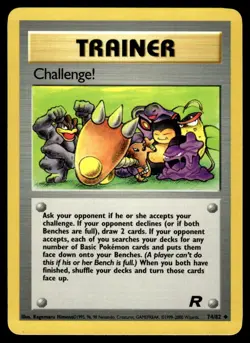 Pokemon TCG Team Rocket #74/82 Challenge! LP+ - Image 1