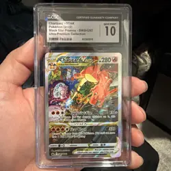 2022 Pokemon Sword & Shield Black Star Promos Charizard VST #SWSH262 PSA 10 - Image 1