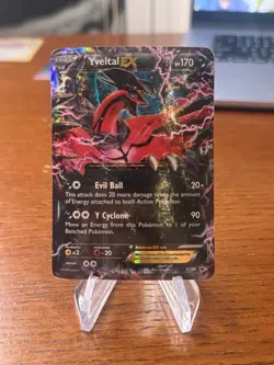 Pokemon TCG Yveltal EX XY08 Ultra Rare Holo 2014 Black Star Promo - Image 1