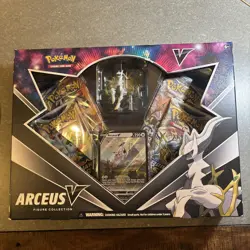 Pokemon Arceus v Figure Collection Box Sealed Cosmic Eclipse Pack SWSH204 Promo - Image 1
