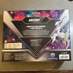 Pokemon Arceus v Figure Collection Box Sealed Cosmic Eclipse Pack SWSH204 Promo - Image 2