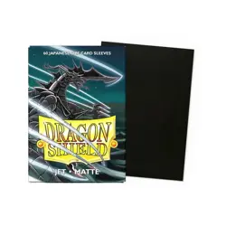 Dragon Shield 60CT Japanese Matte Sleeves - Jet - YuGiOh TCG - Image 1