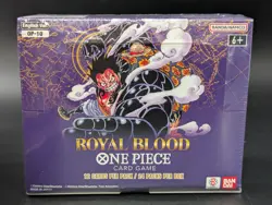 Lot (12) One Piece OP-10 Royal Blood English Booster Boxes Sealed w/ Open Case - Image 2