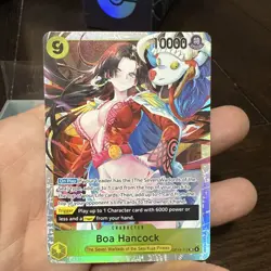 One Piece The Azure Sea's Seven Boa Hancock OP14-112 SR Foil NM - Image 1